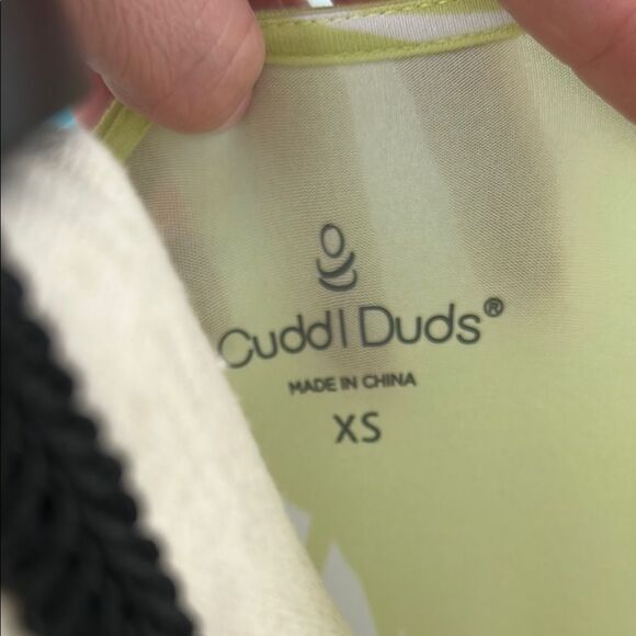 Cuddl Duds Flexwear Hi-Low Hem Tank Maxi Dress - Lime Green Floral - Picture 3 of 5